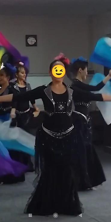 восточный кастюм: Бальное платье, Длинная модель, цвет - Черный — 2