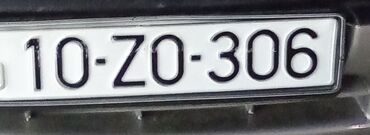 авто пульт: Bu, Azərbaycan Respublikasının "10-ZO-306" seriyalı standart ölçülü
