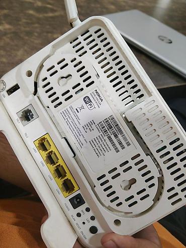 kabelsiz modem: Nokia Modem/Router – Model: G-240W-C (GPON ONT) Xüsusiyyətlər: - İki — 2