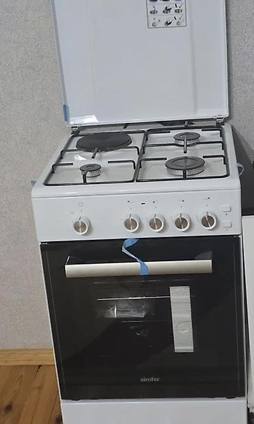 Plitələr və bişirmə panelləri: Qarışıq sobası Ayrıca dayanan, 4 gözlü, Yeni — 4