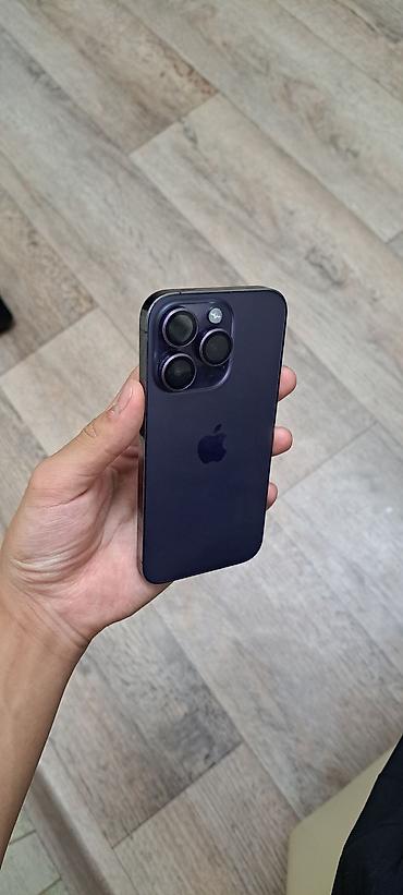 iphone 10 s: IPhone 14 Pro, Б/у, 256 ГБ, Deep Purple, Защитное стекло, Чехол, 83 % — 6