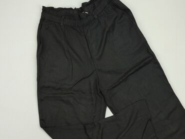 czarne t shirty z nadrukiem: Trousers, H&M, L (EU 40), condition - Perfect