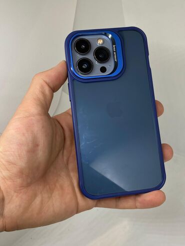 Apple iPhone: IPhone 13 Pro, Б/у, 128 ГБ, Голубой, Защитное стекло, Чехол, 87 % — 5