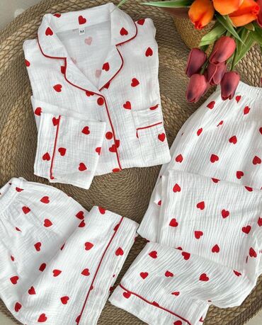 Пижамы: Пижама, Хлопок, Турция, Все размеры — 28