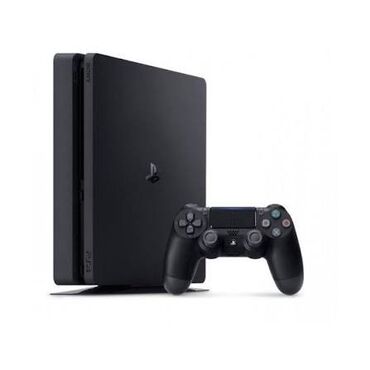 игровой ноутбук: Игровая приставка Sony PlayStation 4 Slim (черная) - Компактный