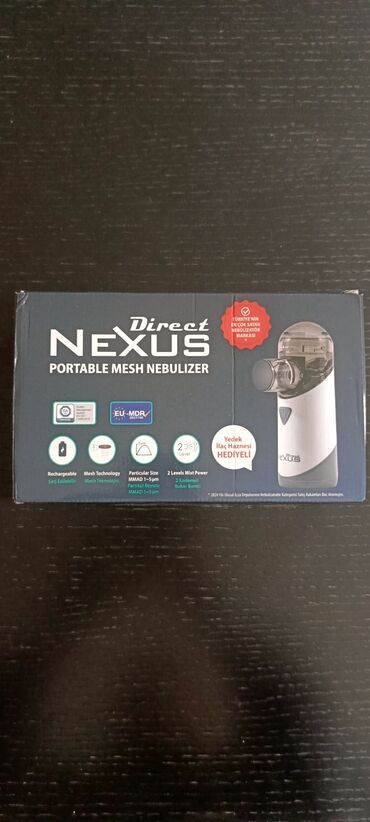 İnqalyatorlar, nebulizerlər: Həm böyüklər,həm də uşaqlar üçün,şarj olunan,NEXUS Portable Mesh — 9