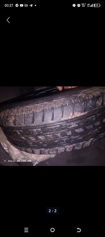 4 100 r15: Литой диск с шиной в сборе.На запаску 1шт лето от кандай Санта 195 65 — 2