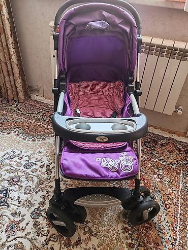 Gəzinti arabaları: Uşaq arabası – Huizhi (bənövşəyi) - Rahat gəzinti üçün dörd təkərli — 1