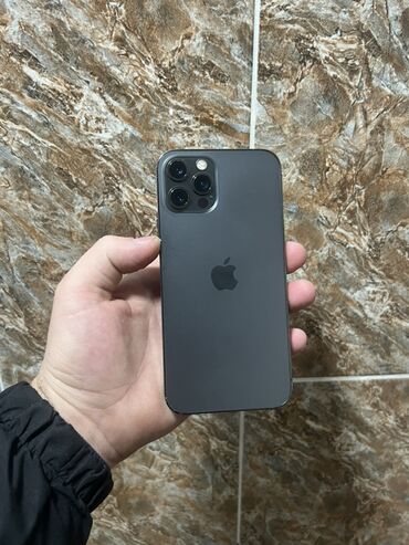 Apple iPhone: IPhone 12 Pro, Б/у, 256 ГБ, Графит, 85 % — 1