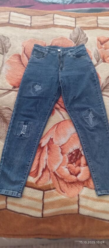 эпимедиумная паста для женщин: Qadın/gənc üçün mavi denim şalvar.olcusu 27. 1 dəfə geyinilib deyə