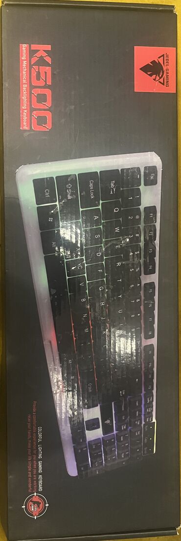Klaviaturalar: Jedel-gaming mechanical keyboard K500