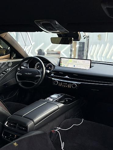 Другие автомобили: Представляем седан Genesis G80 в матовом черном цвете. Автомобиль — 6