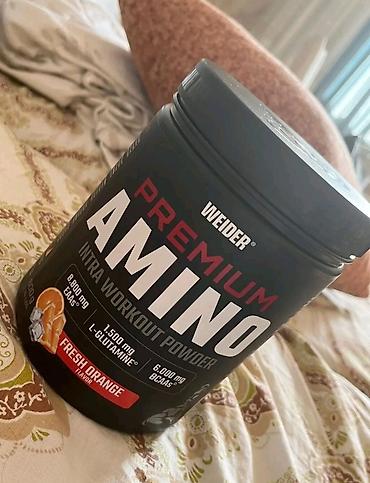 İdman qidaları: Weider Premium Amino – intra-workout tozu, Fresh Orange dadı — 1