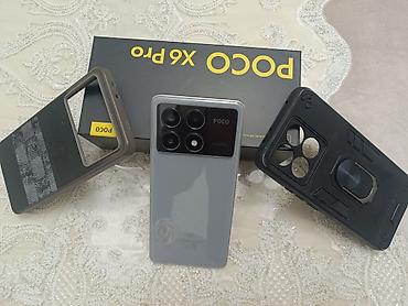 buds pro: Poco X6 Pro 5G, 512 GB, rəng - Boz, Barmaq izi — 1