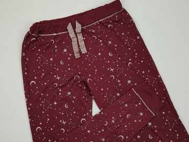 bordowa sukienki midi: Pyjama trousers, S (EU 36), condition - Good