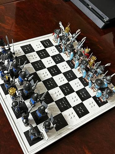 электронная игра: Шахматы-конструктор в стиле средневековья (совместимые с LEGO) — 2