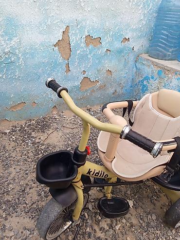 Velosipedlər: Uşaq üçtəkərli velosipedi – Kidilo Xüsusiyyətlər: - 3 təkərli stabil — 4