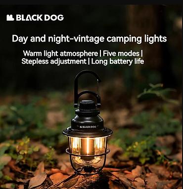 налобный фонарик: Ретро-лампа BLACK DOG для кемпинга - Модель: CBD2450ZM013 - Цвет — 2
