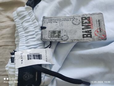 штаны пума: Брюки M (EU 38), цвет - Белый