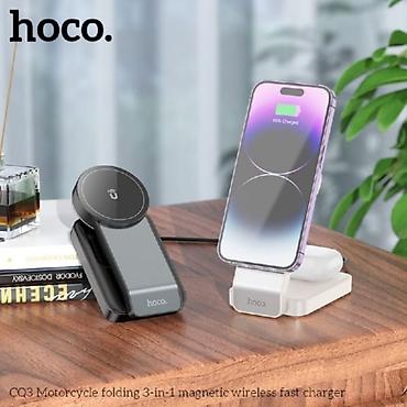 ipone: Беспроводное зарядное устройство Hoco CQ3 3 в 1 для айфонов — 5