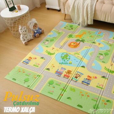 Uşaqlar üçün digər mallar: 🌟 İkitərəfli Şəkilli Termo Xalça – Körpəniz üçün Maksimum Rahatlıq! 🧸✨ — 10