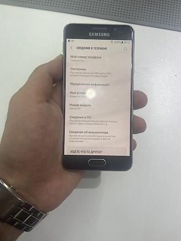 samsung a5 2018: Samsung Galaxy A3 2016, rəng - Qara, İki sim kartlı — 4