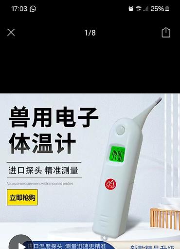 Градусники, тепловизоры: Ветеринарные инструменты и расходники из нержавеющей стали 1) — 1