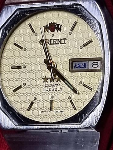 Аксессуарлар: МЕХАНИКА Orient Crystal 21 Jewels — японские механические часы с — 4