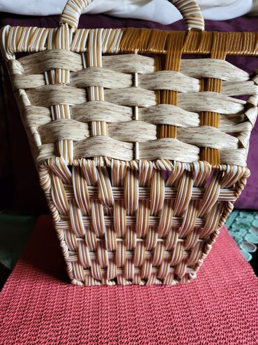 Ostalo posuđe: Korpa nova,vintaz nemacka,plasticifirana,rucni rad. Korpa — 10