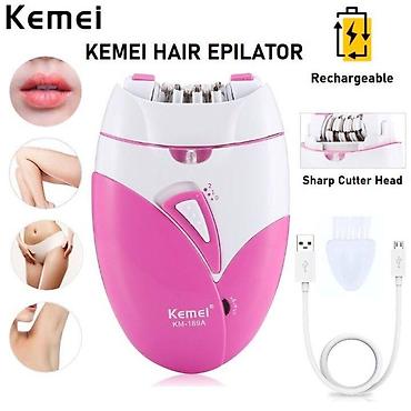 Техника и электроника: Эпилятор Kemei KM-189A - Компактный перезаряжаемый эпилятор для — 3