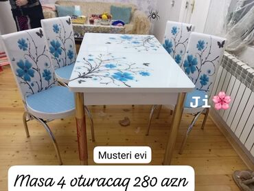cəngəl qaşıq dəstləri: Mətbəx üçün, Yeni, 4 stul