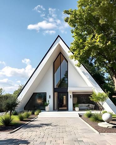 Tikinti işləri: A-Frame layihəsi tikintisi müxtəlif konstruksiya variantları üzrə icra — 1