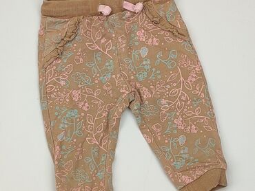 brazowe szerokie spodnie: Spodnie So cute, 6-9 m, wzrost - 74 cm., stan - Dobry