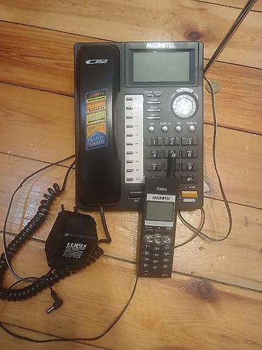 simli telefonlar: Stasionar/ev telefonu dəsti – müxtəlif modellər Paketdə bir neçə — 4