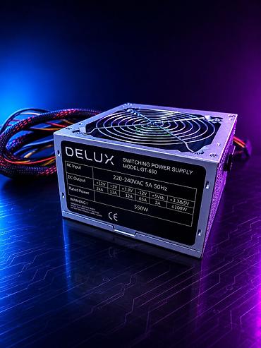 hdd update cable: Блок питания, Б/у, Delux, 550 Вт, 550 Вт — 1