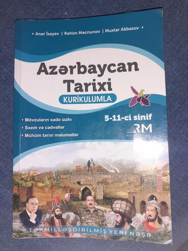 azerbaycan dili 6 ci sinif derslik: Azərbaycan tarixi 5-11 ci sinif yeni nəşr✔