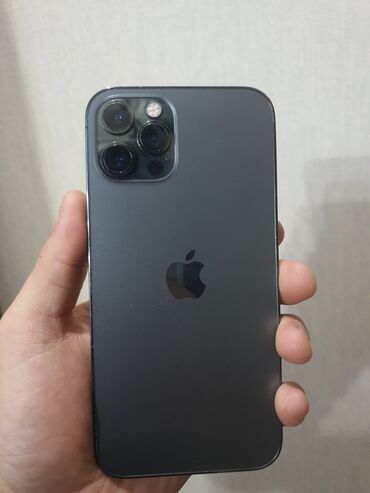 айфон 1: IPhone 12 Pro, Б/у, 128 ГБ, Черный, Кабель, 73 %