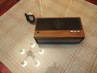 Satovi za kuću: Retro stari radio Junior flip budilnik vintage. Nepoznato stanje — 15