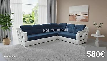 Ugaone garniture: Ugaona garnitura 300×220 cm - Prostrana L‑forma sa dubokim sedištima — 37