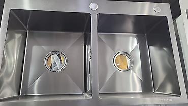 Santexnika: Mətbəx üçün paslanmayan polad lavabo - Material: yüksək keyfiyyətli — 8