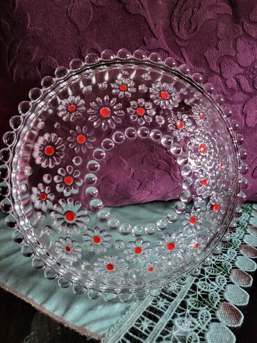 Činije: Cinija nova Walther kristal,led kristal Nemacka. 60,70te — 8