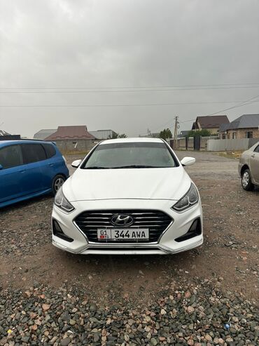 вкуп машина бишкек: Hyundai Sonata, седан, белый цвет кузова. Основные характеристики и