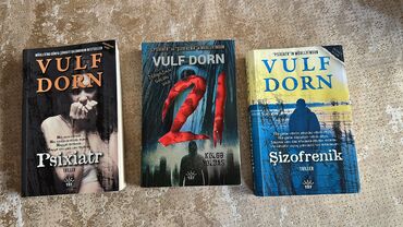 Testlər: Vulf Dorn tərəfindən yazılmış triller janrında kitablar dəsti. Dəstə