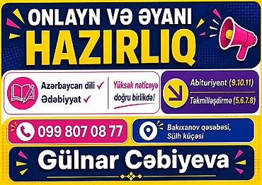 komputer dersleri: Repetitor, Ədəbiyyat, Azərbaycan dili, İmtahanlara hazırlıq, Abituriyent hazırlığı — 1
