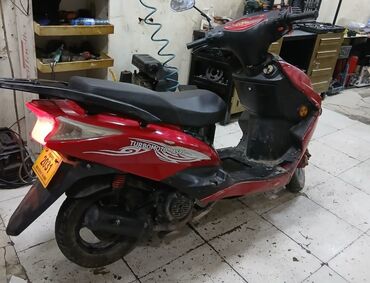 запчасти портер 1: TURBOMOTOR GT skuter, qırmızı və qara rəngdə her seyi yenisi ile evez