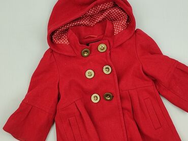 biala bluzka z dlugim rekawem: Płaszcz, Next, 1.5-2 lat, 86-92 cm, stan - Bardzo dobry