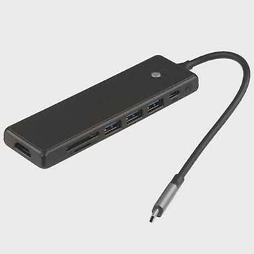 🔥 ORICO PWD-7P-BK-EP – 7-in-1 USB-C HUB, HDMI 4K, SD/TF və 100W PD