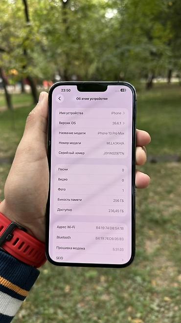 Мобильные телефоны и аксессуары: IPhone 13 Pro Max, Б/у, 256 ГБ, Графит, Чехол, 83 % — 3