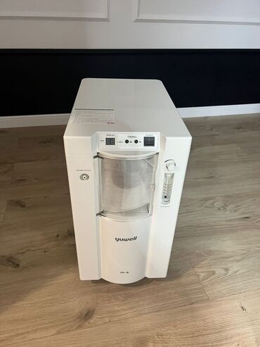 кычкылтек: Медицинский кислородный концентратор Yuwell белого цвета, модель 7F-3