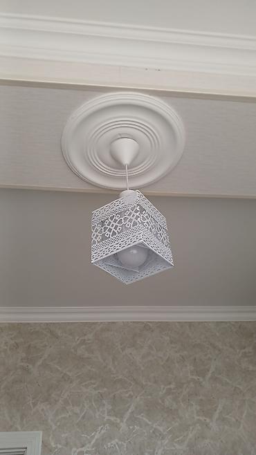 dekor divar panelleri: Çılçıraq, 1 lampa, Metal — 1